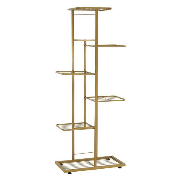 Suport de flori metal auriu bamir 43,5x22x108 cm 