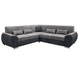 Coltar extensibil gri Emily 272x272x84 cm