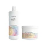 Pachet Restructurant pentru Par Vopsit Wella Professionals Color Motion +: Sampon 1000ml + Masca 500 ml