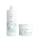 Pachet Tratament pentru Par Cret si Ondulat Wella Professionals Nutricurls:  Sampon 1000 ml + Masca 500 ml