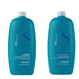 Pachet pentru Par Cret sau Ondulat - Semi di Lino Curls Enhancing Low Alfaparf Milano: Sampon 1000 ml + Balsam 1000 ml