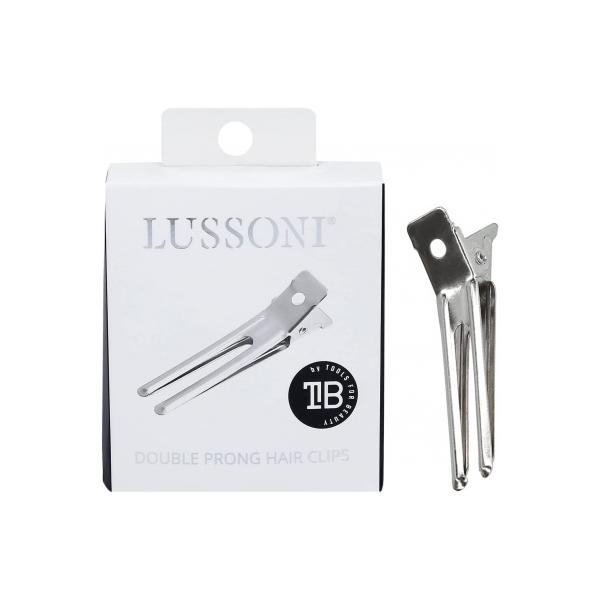 Clipuri Metalice Lussoni Double Prong Hair Clips 49mm, 36buc