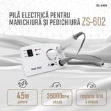 Freza electrica ZS-602 45W 35000 rpm, White
