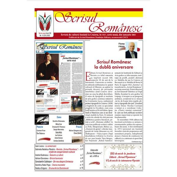 Revista scrisul romanesc nr.11 din 2022, editura scrisul romanesc
