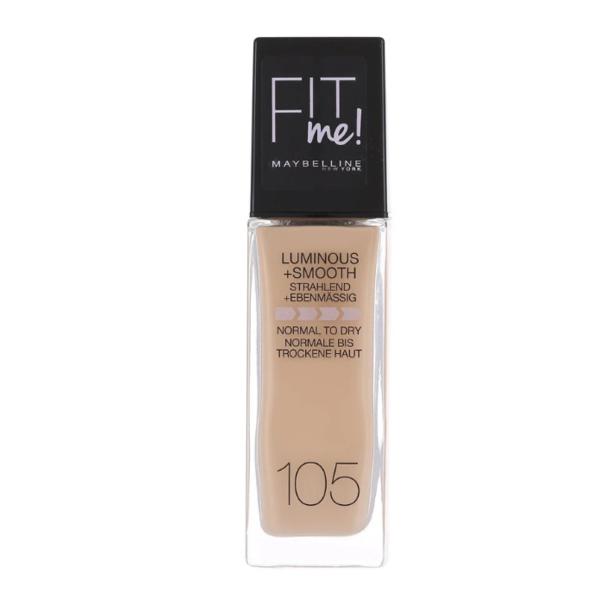 Fond de ten Maybelline – Fit Me Luminous & Smooth Natural Ivory 105, 30ml