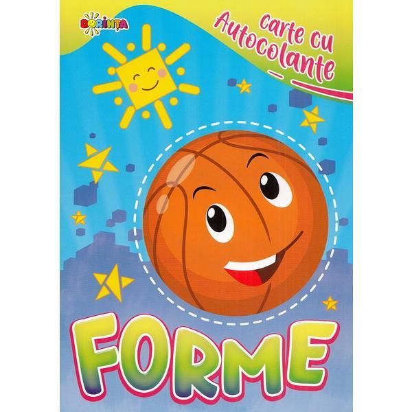 Carte cu autocolante. Forme, editura Dorinta