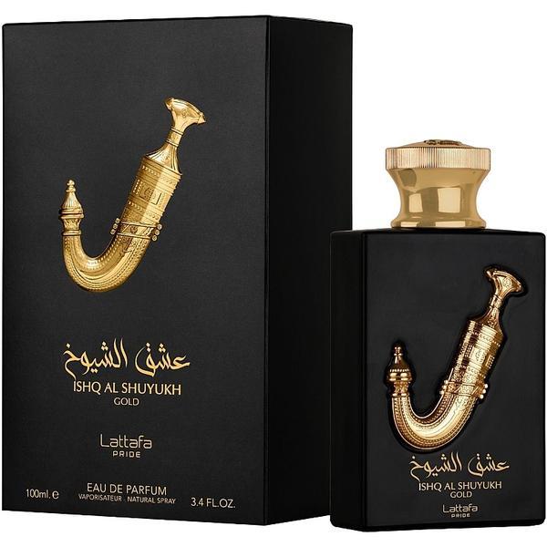 Apa de parfum unisex Ishq Al Shuyukh Gold by Lattafa 100ml