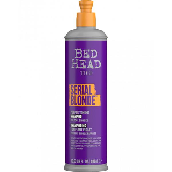 Sampon Tigi Bed Head Serial Blonde Purple Toning Shampoo, 400ml esteto.ro imagine noua