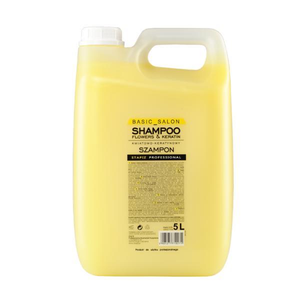 Sampon Cheratina pentru par deteriorat  Basic Salon, 5000ml