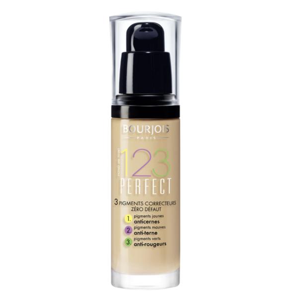 Fond de ten - Bourjois 123 Perfect, nuanta 54 Beige, 30ml 