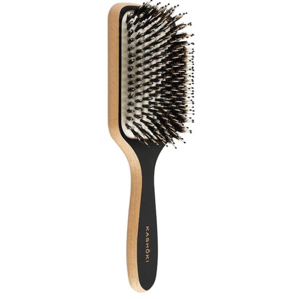 Perie din Lemn pentru Par - Kashoki Wooden Paddle Brush Touch of Nature, 1 buc