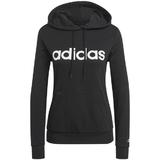 Hanorac femei adidas W LIN FT HD GL0635, L, Negru