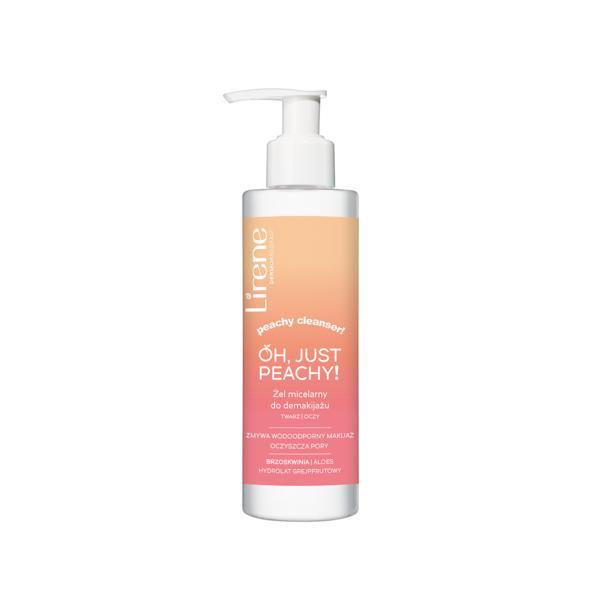 Gel micelar cremos demachiant Lirene Just Peachy, 145ml