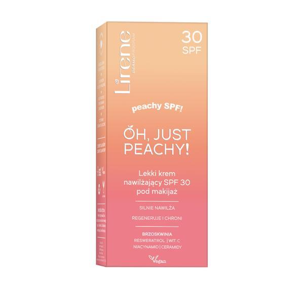Crema hidratanta ultralejera, SPF30 Lirene Just Peachy, 50ml