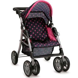 Carucior de papusi pinky dots