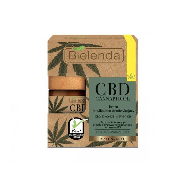 Crema de fata hidratanta & detoxifianta CBD , Bielenda, 50ml