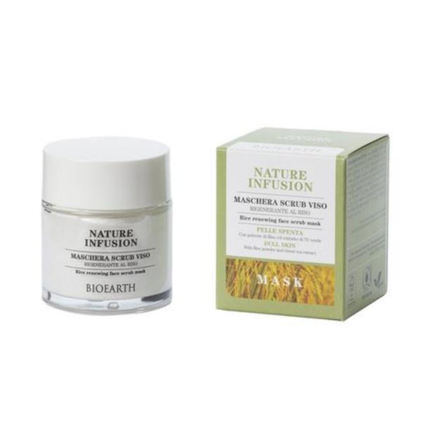 Masca de fata exfolianta si regeneranta, Nature Infusion Bioearth, 100ml Bioearth