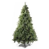 Brad artificial verde cu sclipici auriu si conuri Colorado Ø 130 cm x 210 h