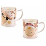 Set 2 cani portelan Ren 9x10 cm