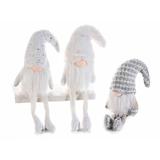 Set 3 figurine Mos Craciun 12x9.5x29 cm