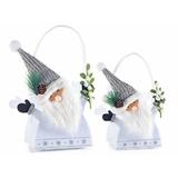 Set 2 gentute Craciun 15x8.5x24 cm, 12x7.5x18.5 cm