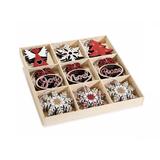 Set 36 ornamente brad Craciun 5.5x7.5 cm