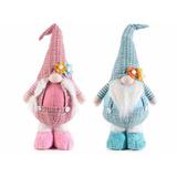 Set 2 figurine textil Gnomi 20x11x50 cm