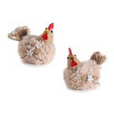 Set 2 figurine Gaini bej 9x6x8 cm