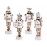 Set 4 figurine Spargatorul de Nuci 4.5x3.5x13.5 cm
