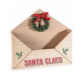 Cutie scrisori Craciun natur 23.5x5x22 cm