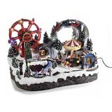 Decoratiune Craciun muzicala cu led 54x33x37 cm