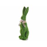 Figurina Iepuras Paste din polirasina cu efect iarba 16x13x42 cm