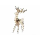Figurina Ren din rattan cu leduri 67x35x99/123 cm