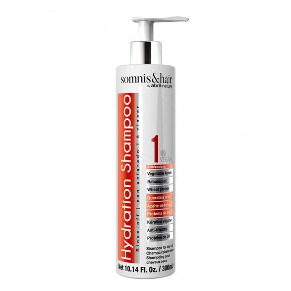 Sampon hidratant pentru par gros uscat Total Hydration Somnis Hair, 300 ml 300
