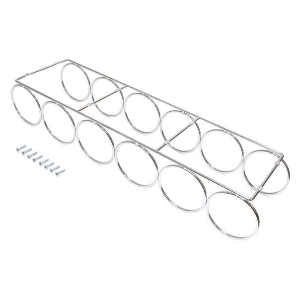 Suport suspendat pentru 6 sticle 8938211, finisaj cromat, 654x178 mm