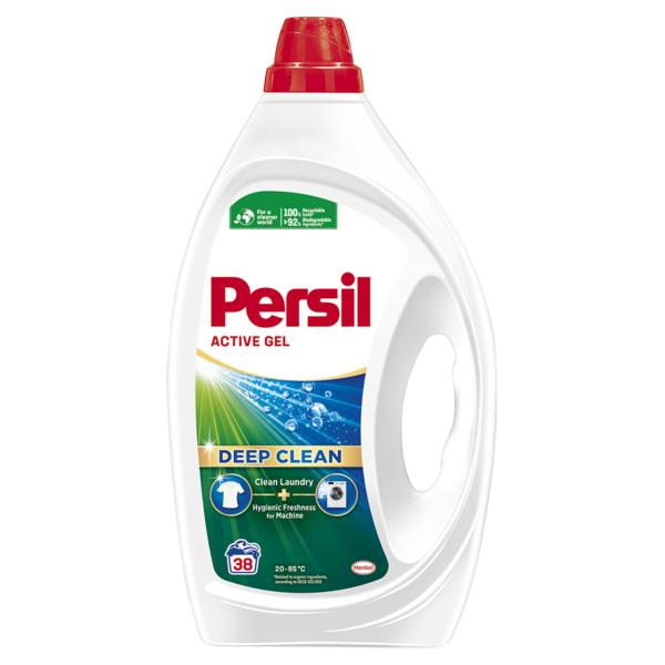 Detergent Lichid pentru Rufe - Persil Regular Active Gel Deep Clean, 38 spalari, 1711 ml