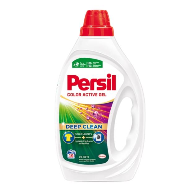 Detergent Lichid pentru Rufe Colorate - Persil Color Active Gel Deep Clean, 19 spalari, 855 ml