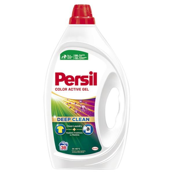 Detergent Lichid pentru Rufe Colorate - Persil Color Active Gel Deep Clean, 38 spalari, 1711 ml