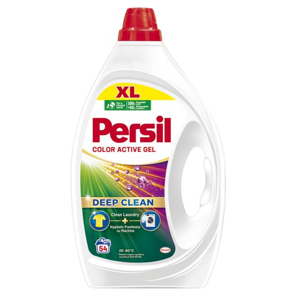 Detergent lichid pentru rufe colorate - persil color active gel deep clean, 54 spalari, 2430 ml