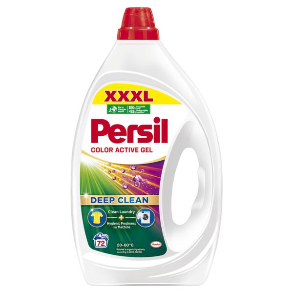 Detergent Lichid pentru Rufe Colorate - Persil Color Active Gel Deep Clean, 72 spalari, 3240 ml