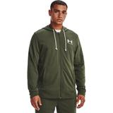 Hanorac barbati Under Armour Rival Terry LC FZ 1370409-390, L, Verde