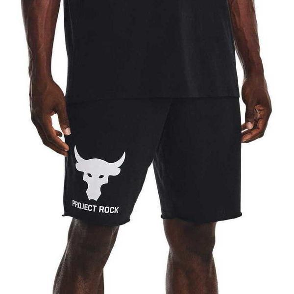 Pantaloni scurti barbati under armour project rock terry 1377429-001, s, negru