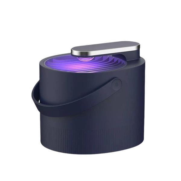 Aparat anti-tantari, insecte, LED, Fly Killer, incarcare USB, touch, albastru