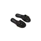 Papuci dama, Piele naturala Italia, Anna Viotti 1020, Negru, 37