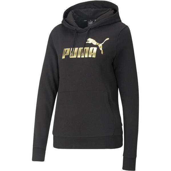Hanorac femei puma essentials metallic logo 84909601, l, negru