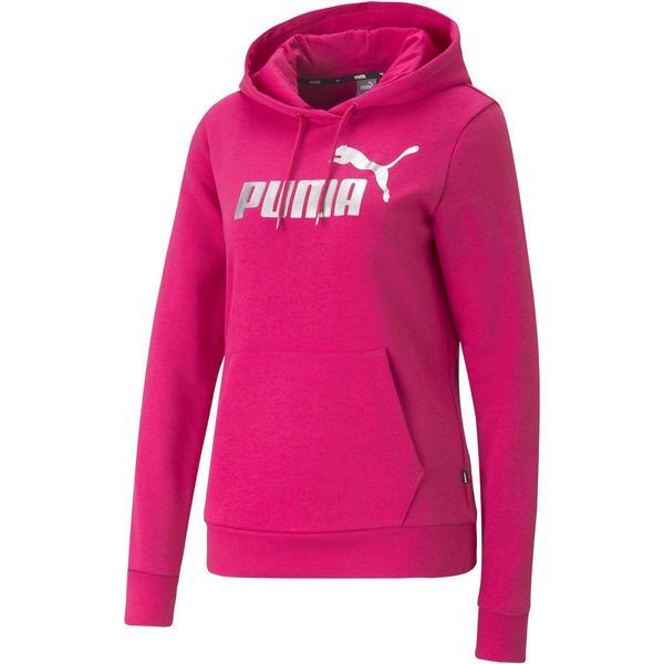 Hanorac femei puma essentials metallic logo 84909696, l, roz