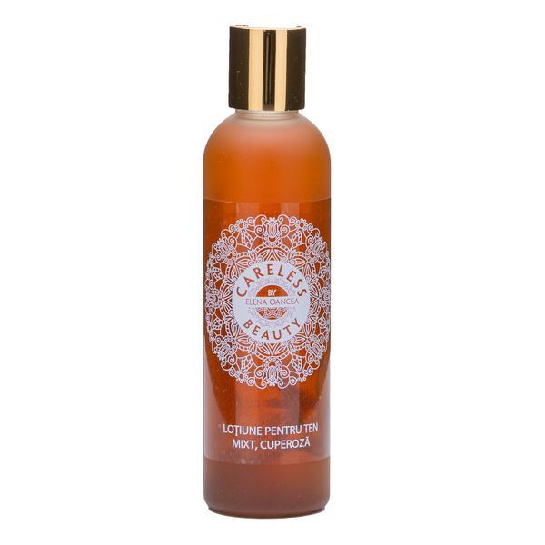 Lotiune tonica, Naturala 100% pentru ten mixt Careless Beauty, 130 ml