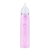 Aspirator nazal electric Novama Pingo Spark, pentru copii 0-12 ani, 2 varfuri silicon, iluminare LED, cu baterii, Roz pastel