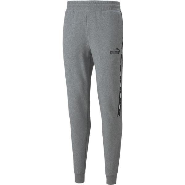 Pantaloni barbati puma essentials tape 84738803, s, gri