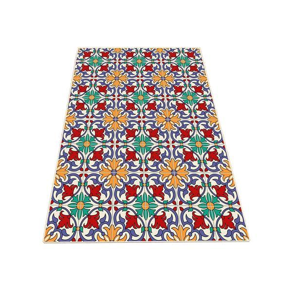 Covor de bucatarie Azulejos, multicolor, anti-alunecare lavabil, 100 x 150 cm